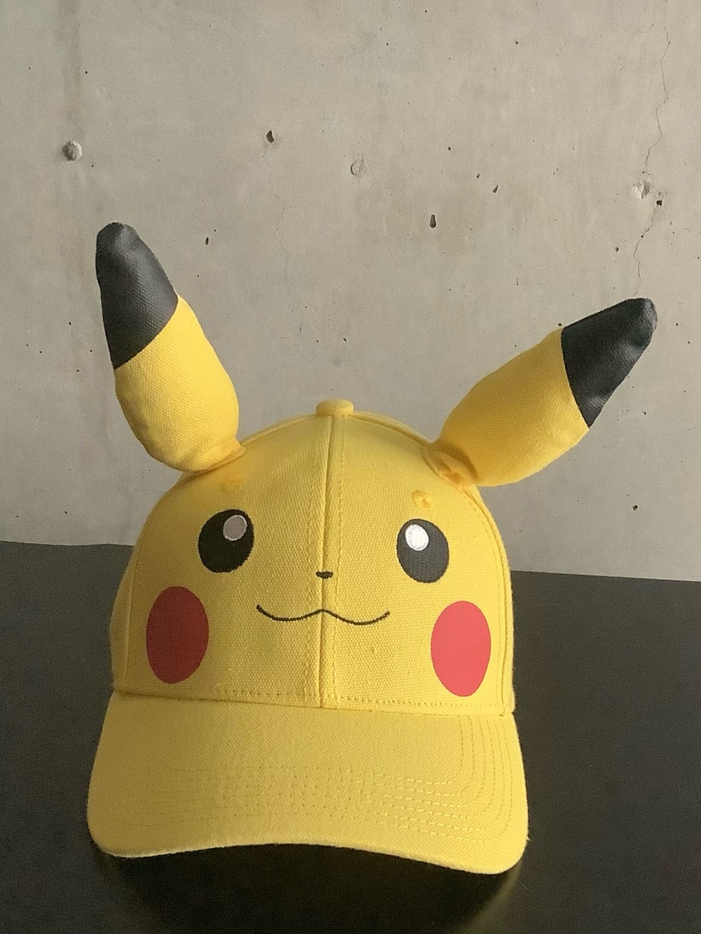 Pokemon Pikachu 3D Ears Adjustable Baseball Cap Hat OS 14+